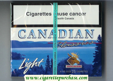 Canadian Classics Light cigarettes